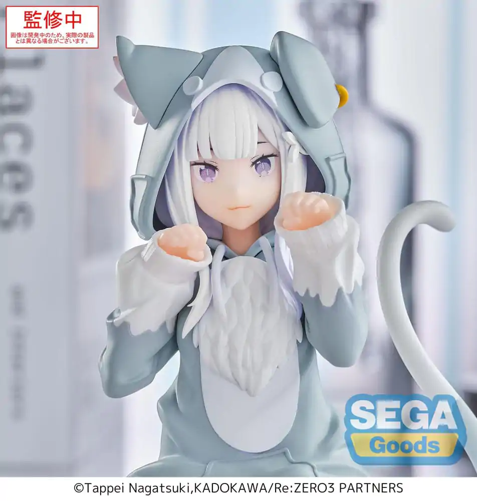 Re:Zero Starting Life in Another World Yumemirize PVC Socha Emilia Mofumofu Pack 11 cm fotografii produktu