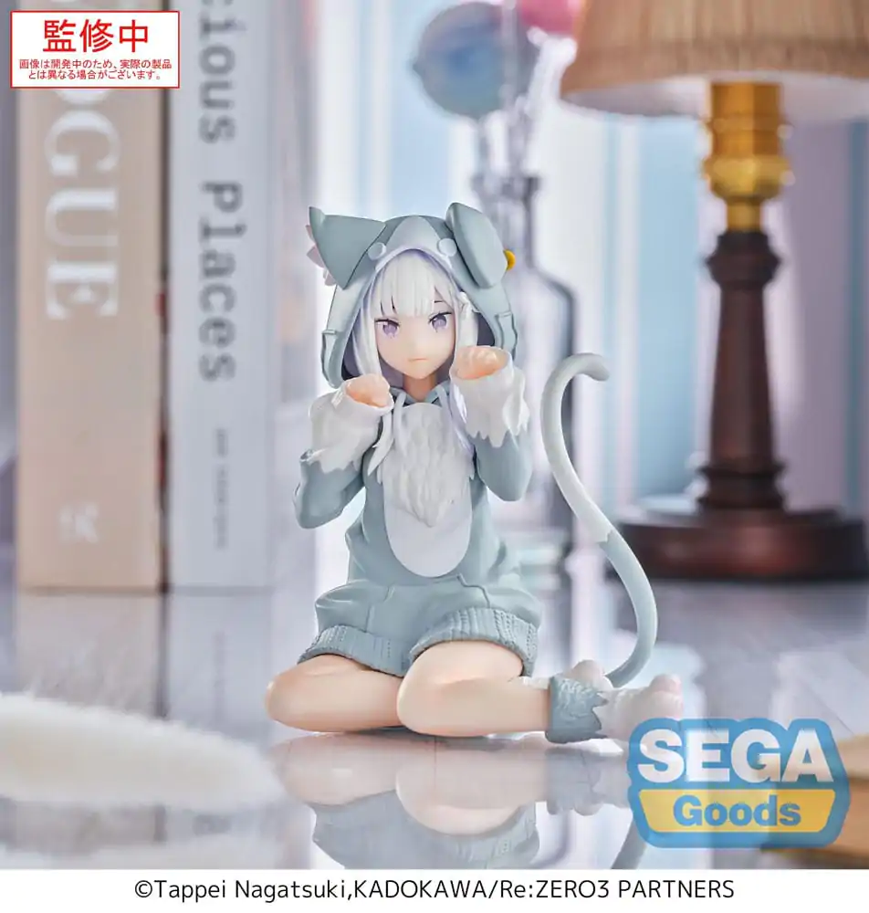 Re:Zero Starting Life in Another World Yumemirize PVC Socha Emilia Mofumofu Pack 11 cm fotografii produktu