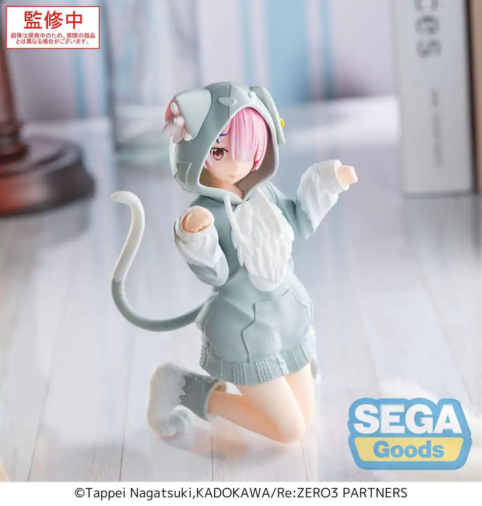 Re:Zero Starting Life in Another World Yumemirize PVC socha Ram Mofumofu Pack 11 cm fotografii produktu