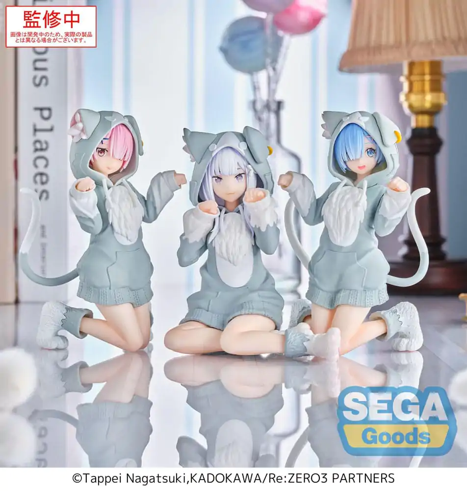 Re:Zero Starting Life in Another World Yumemirize PVC socha Ram Mofumofu Pack 11 cm fotografii produktu