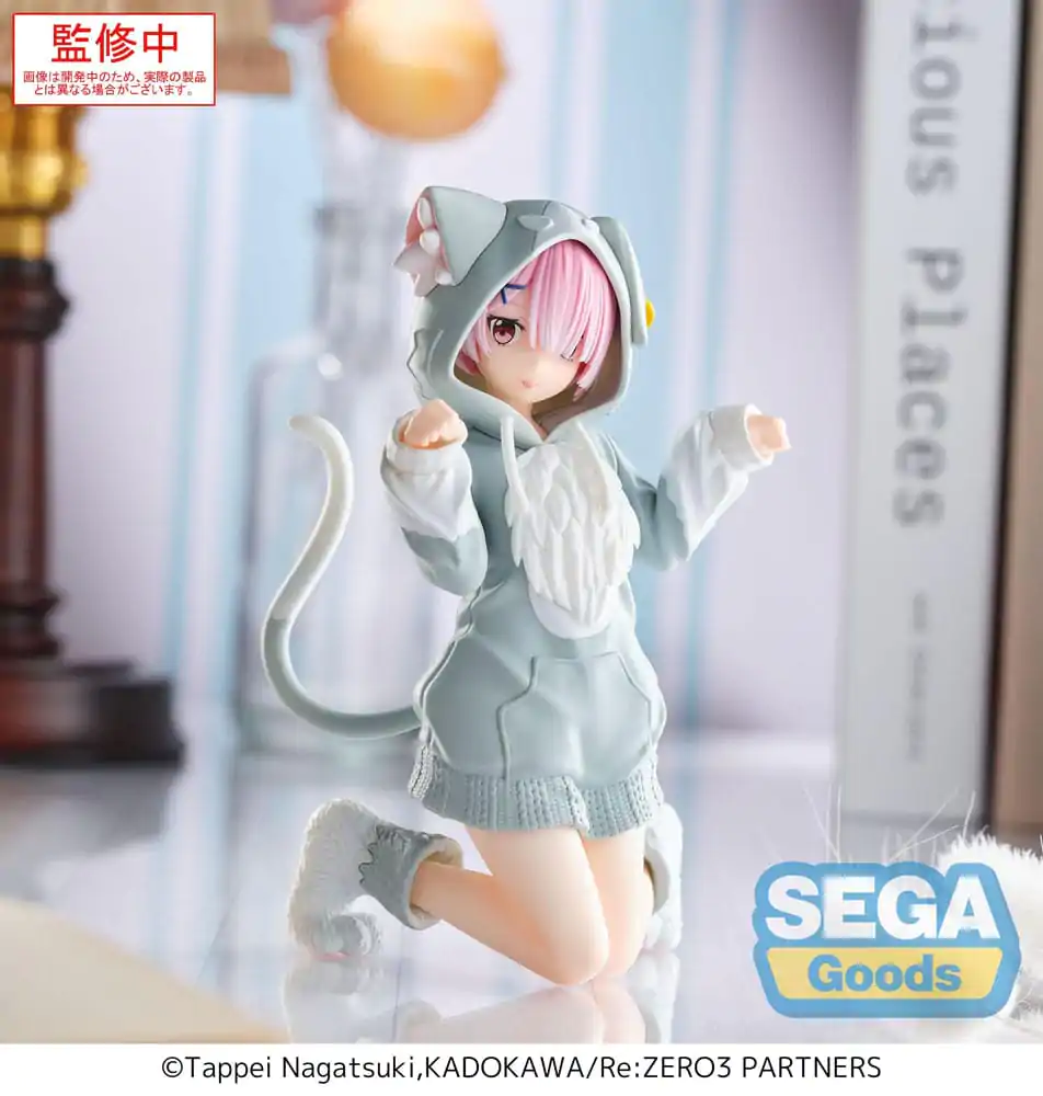 Re:Zero Starting Life in Another World Yumemirize PVC socha Ram Mofumofu Pack 11 cm fotografii produktu