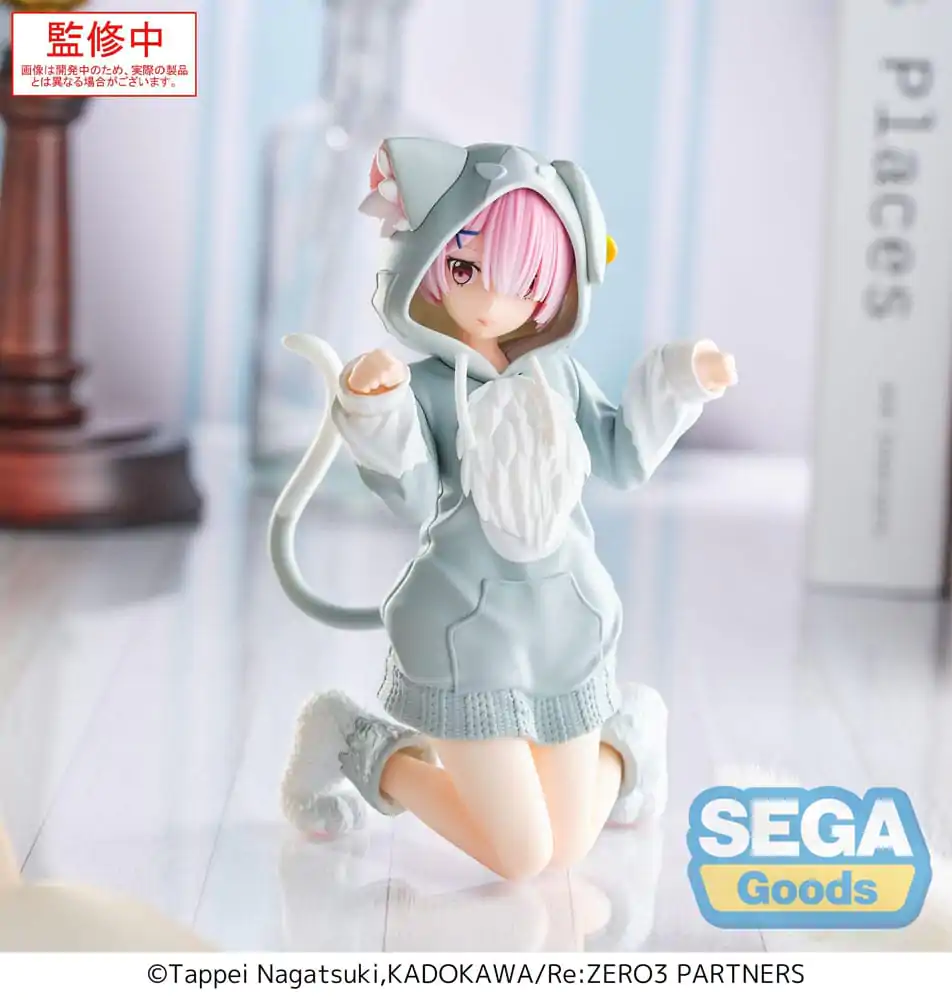 Re:Zero Starting Life in Another World Yumemirize PVC socha Ram Mofumofu Pack 11 cm fotografii produktu