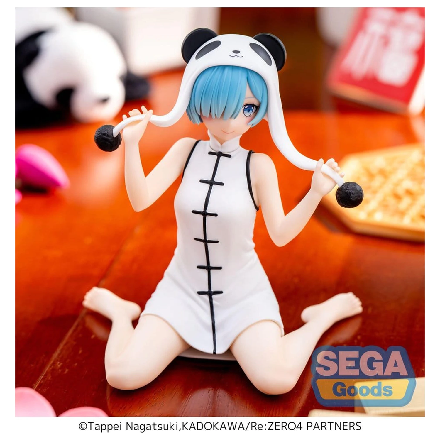 Re:Zero Starting Life in Another World Yumemirize PVC Soška Rem Panda 11 cm fotografii produktu
