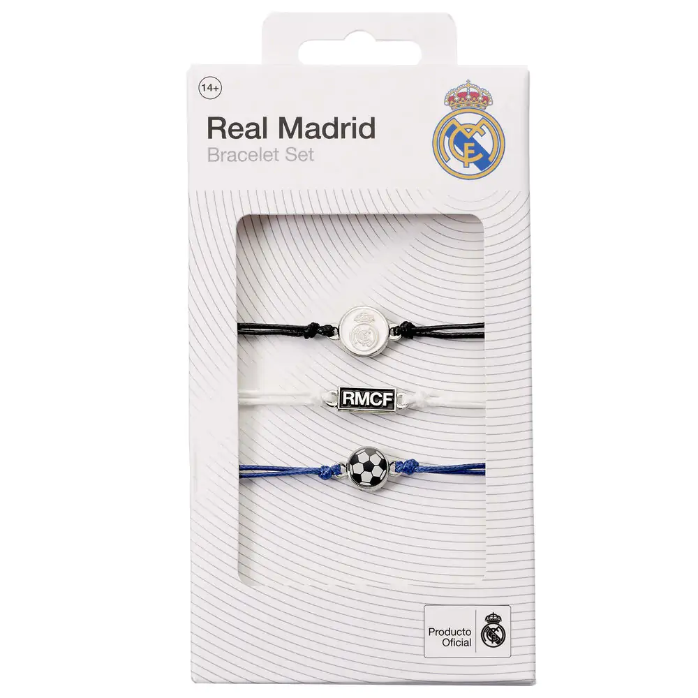 Real Madrid Sada přátelství 3 náramky fotografii produktu