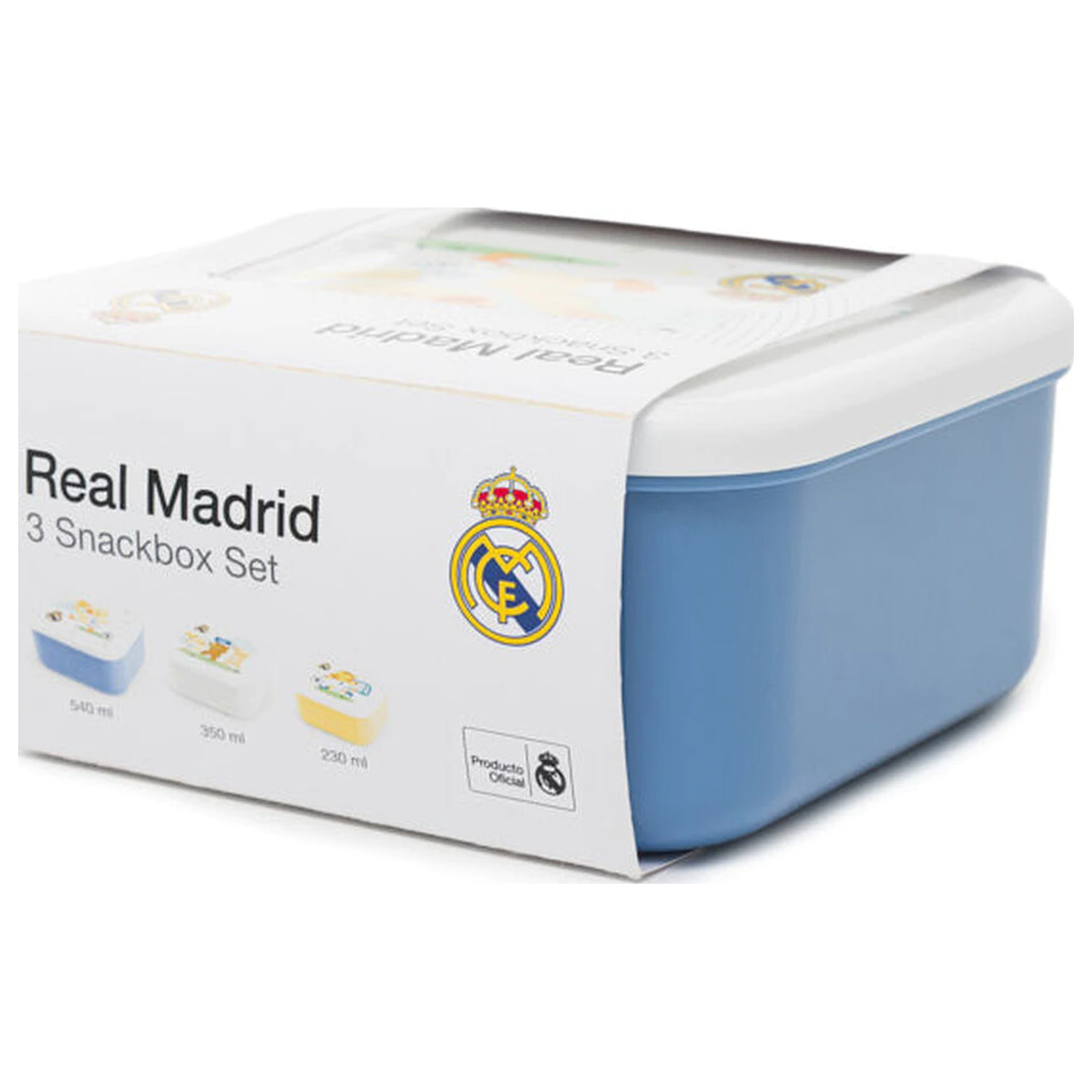 Real Madrid sada 3 krabiček na oběd fotografii produktu