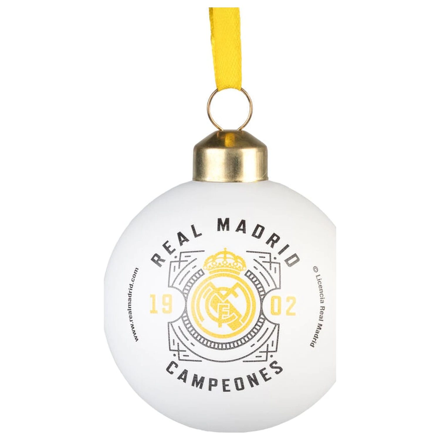 Real Madrid sada 4 vánočních ozdob fotografii produktu