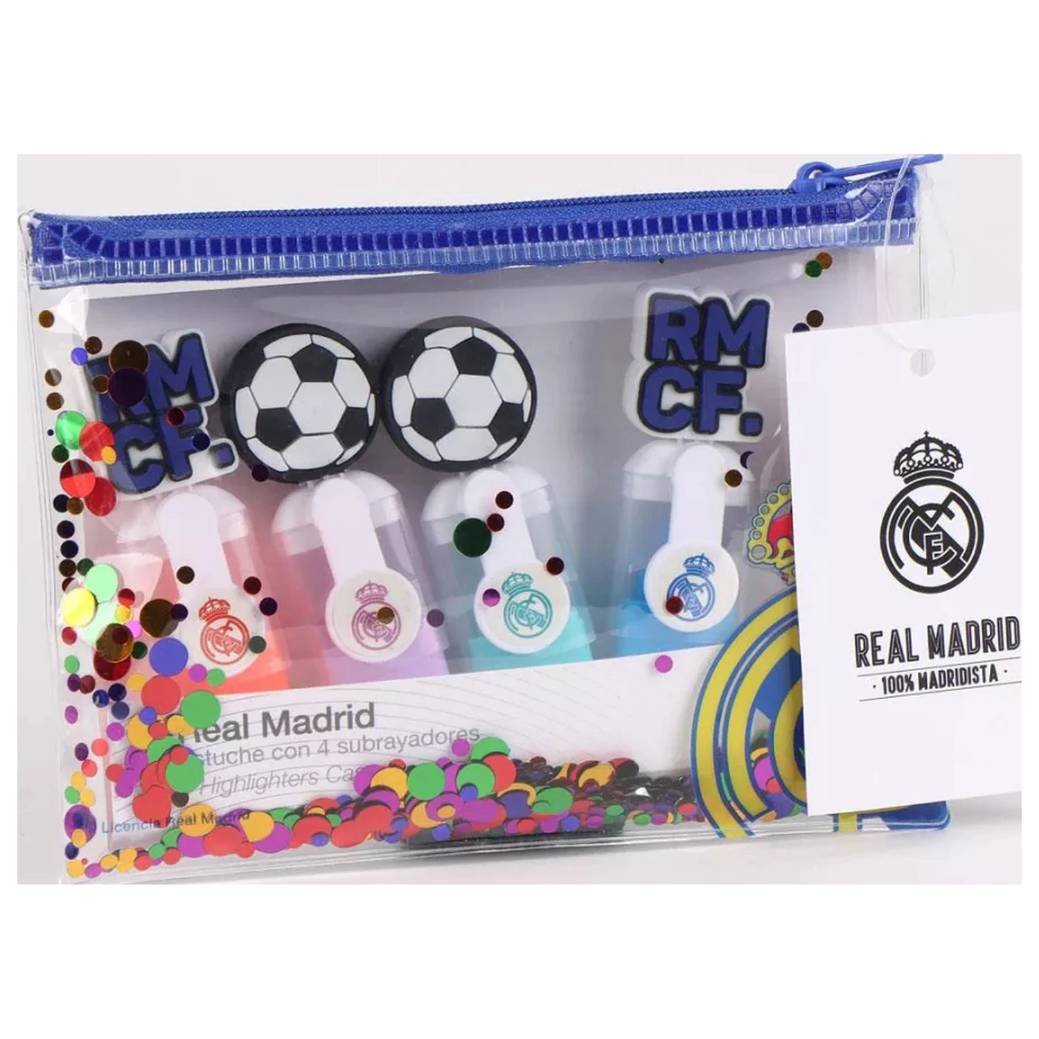 Real Madrid Ball Mini Sada zvýrazňovačů, 4 kusy fotografii produktu