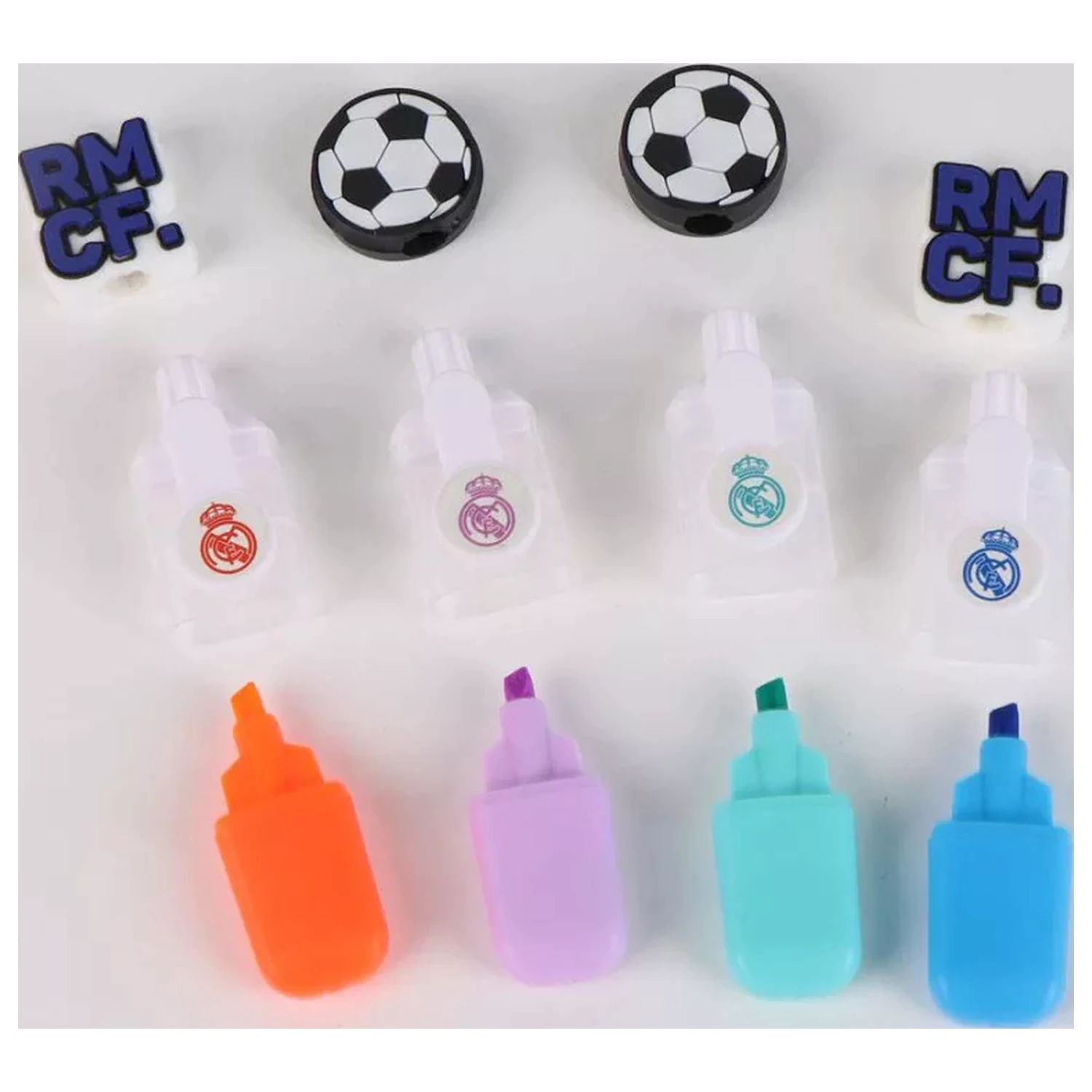 Real Madrid Ball Mini Sada zvýrazňovačů, 4 kusy fotografii produktu