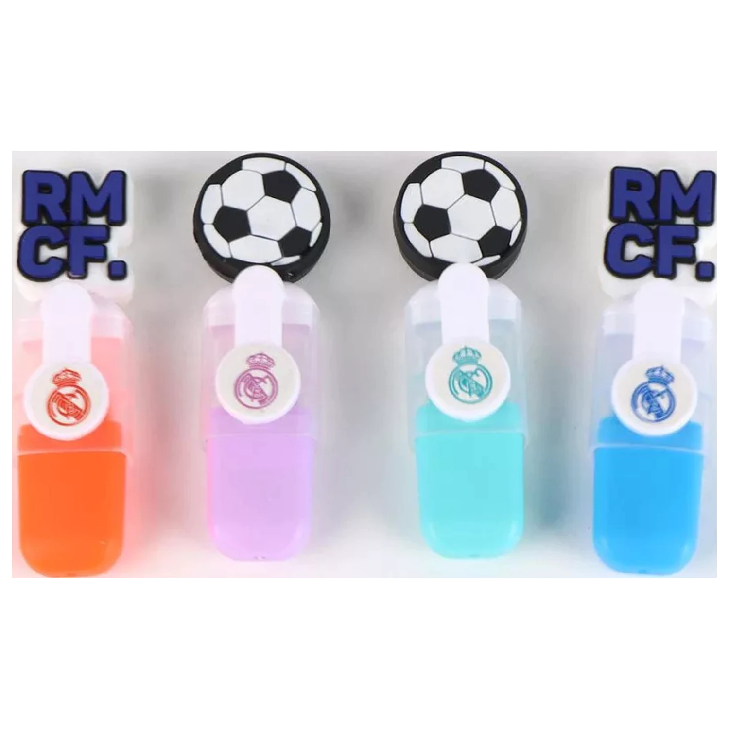 Real Madrid Ball Mini Sada zvýrazňovačů, 4 kusy fotografii produktu