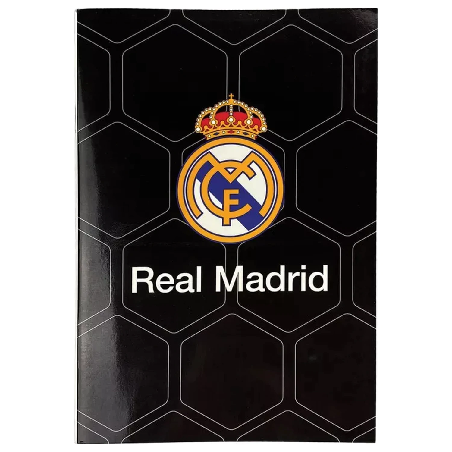Real Madrid Black Lined sešit B/5, 40 stran fotografii produktu