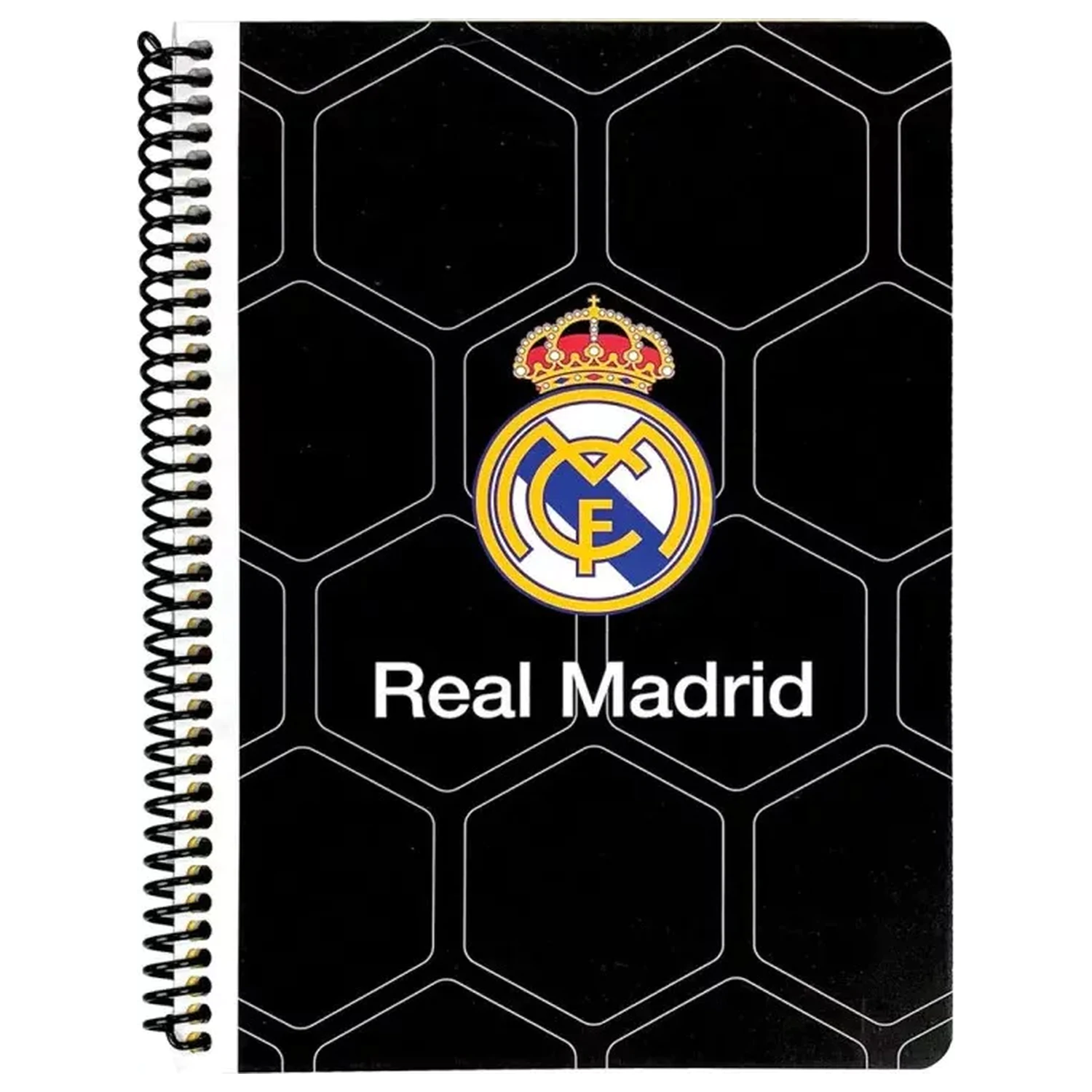 Real Madrid Black B/5 linkovaný spirálový sešit 70 stran fotografii produktu