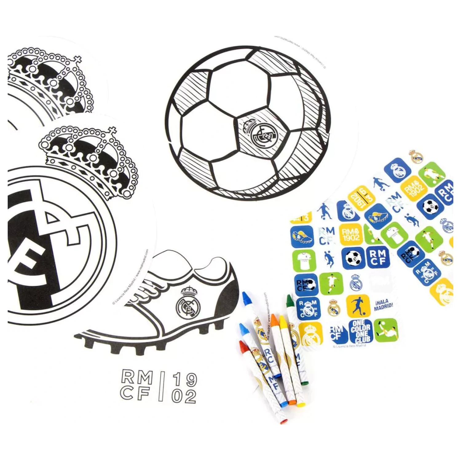 Real Madrid Crown Omalovánky a aktivitní sada fotografii produktu