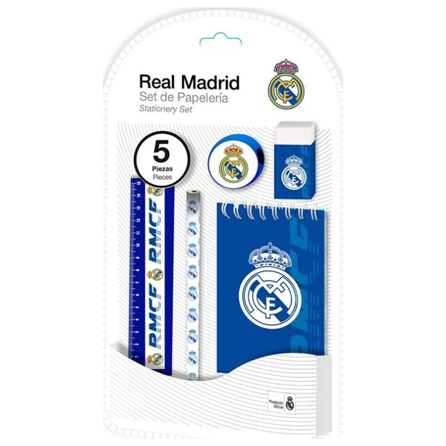 Real Madrid Emblem Sada psacích potřeb, 5 kusů fotografii produktu