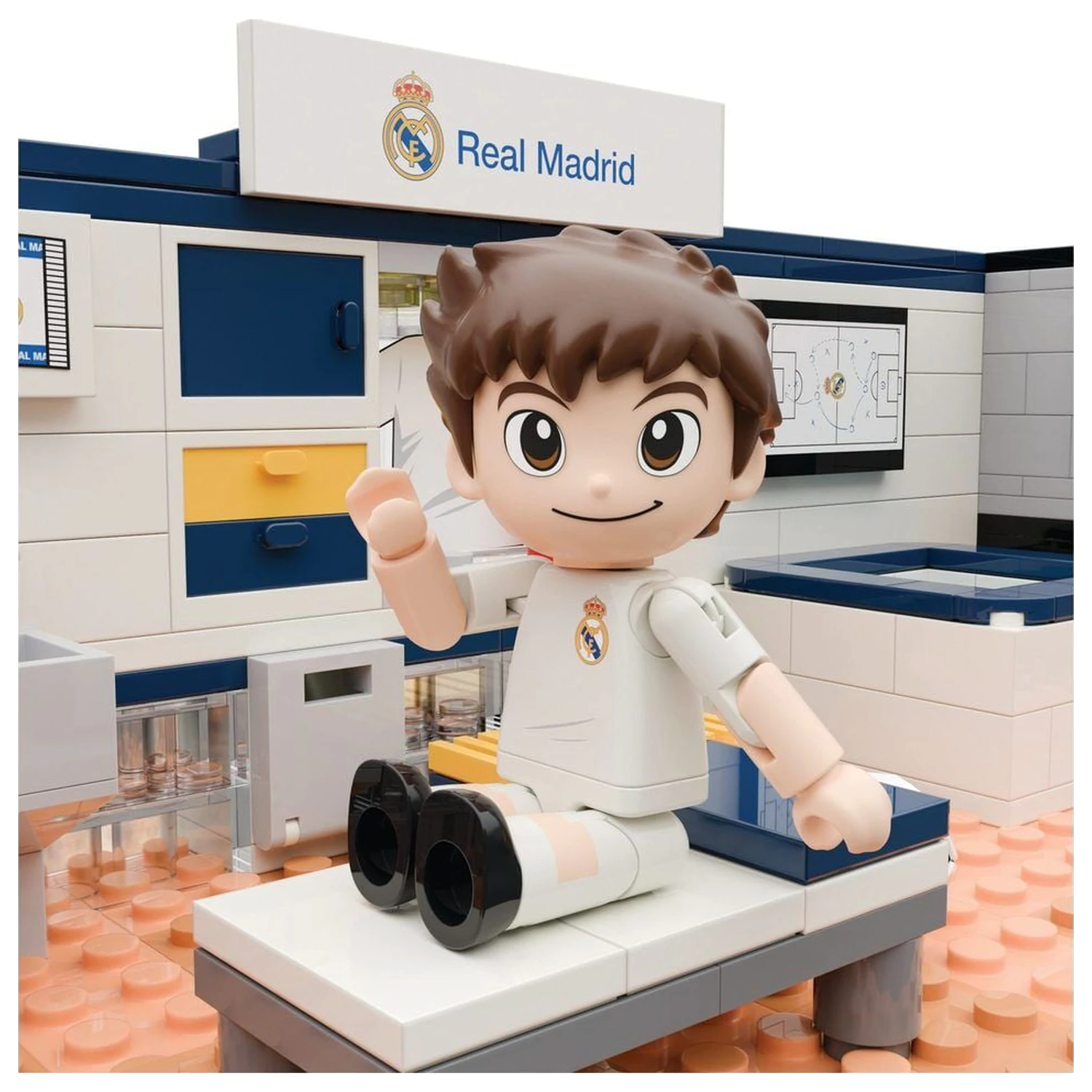 Real Madrid sada šatny s figurkou 439ks fotografii produktu