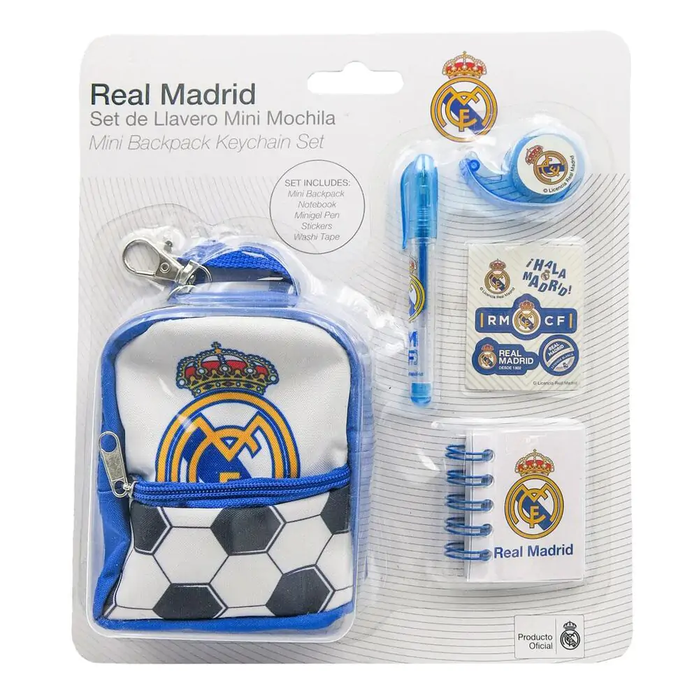 Real Madrid Stationery mini batoh set fotografii produktu