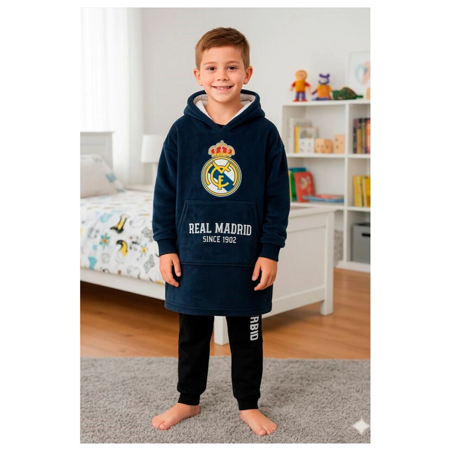 Real Madrid oversize mikina kabát pro děti fotografii produktu