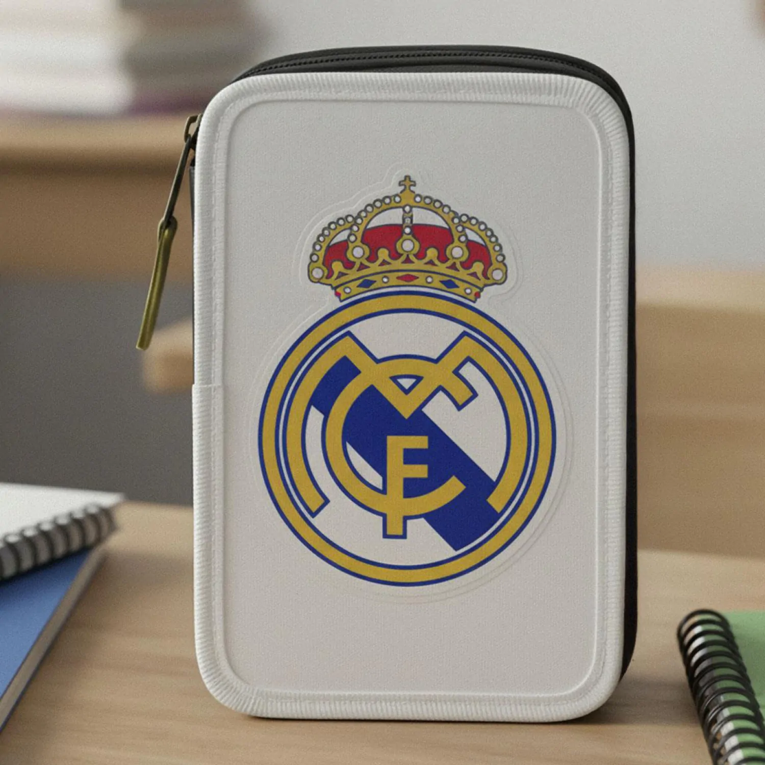 Penál Real Madrid se třemi přihrádkami fotografii produktu