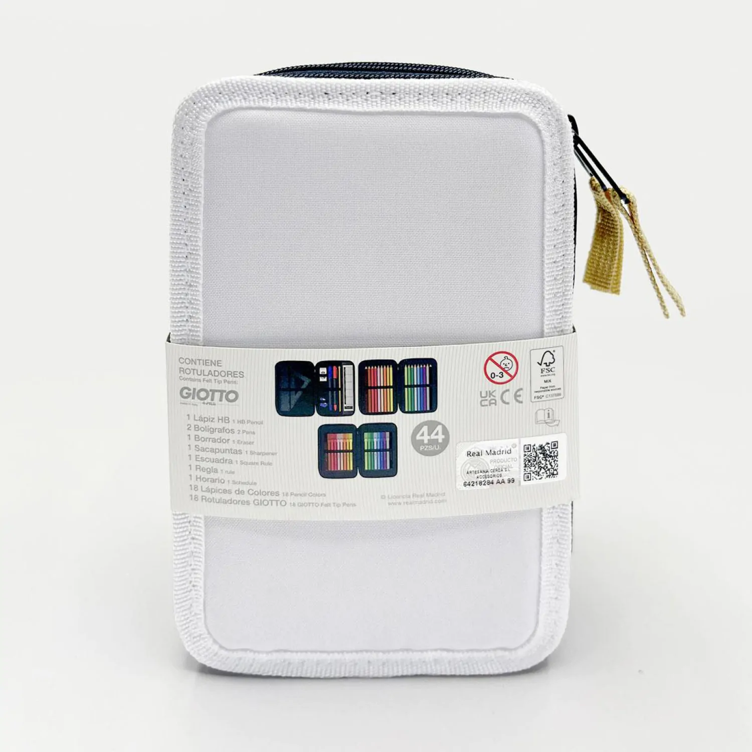 Penál Real Madrid se třemi přihrádkami fotografii produktu