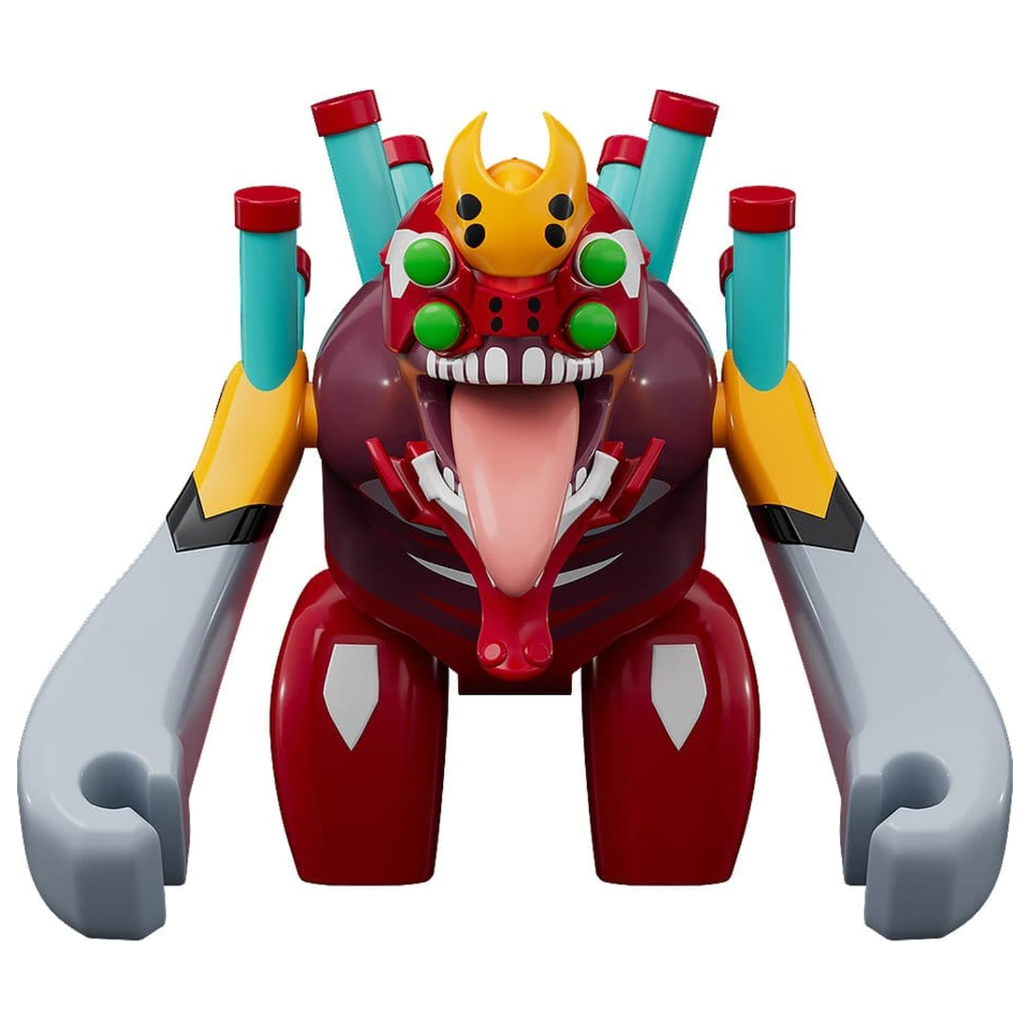 Rebuild of Evangelion Brickroid Mini Figurka Evangelion Unit 02 Beast Form 2nd Phase (Type 1) 4 cm fotografii produktu