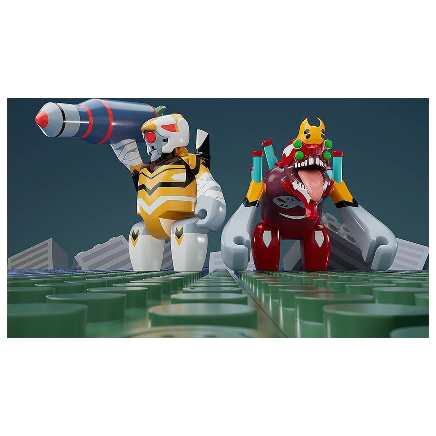 Rebuild of Evangelion Brickroid Mini Figurka Evangelion Unit 02 Beast Form 2nd Phase (Type 1) 4 cm fotografii produktu