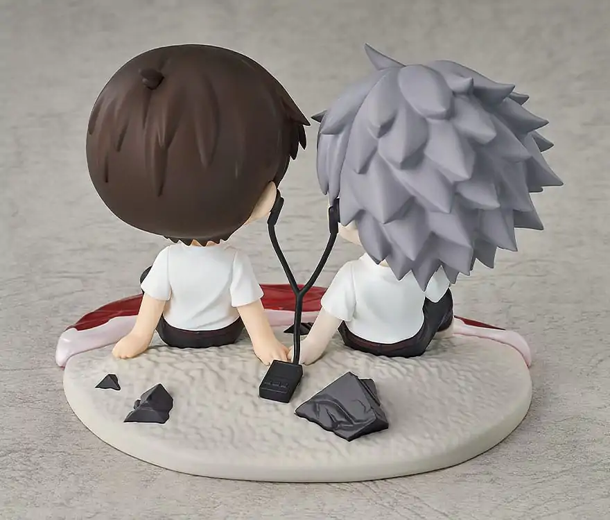 Rebuild of Evangelion Chibi figurka Shinji Ikari & Kaworu Nagisa 8 cm fotografii produktu