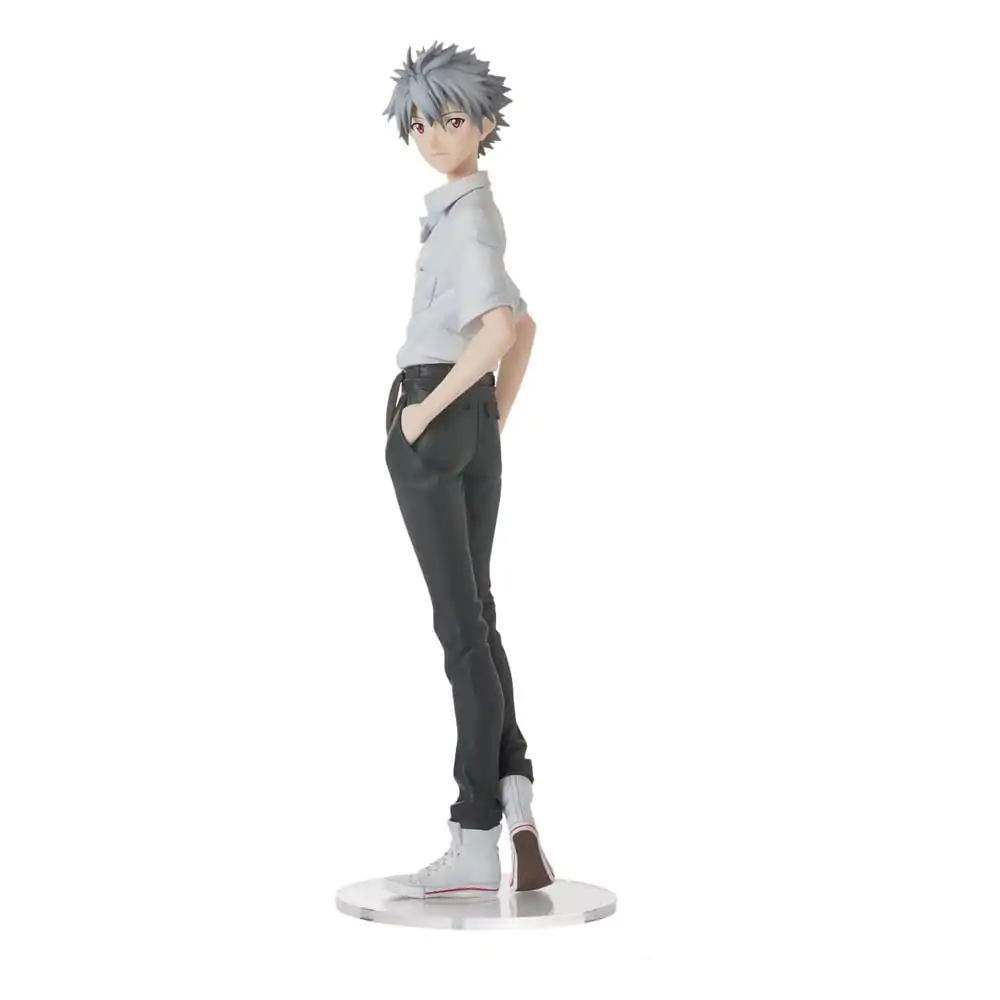 Rebuild of Evangelion Vysoce prémiová PVC Socha Kaworu Nagisa Verze v uniformě Evangelion: New Theatrical Edition 22 cm fotografii produktu