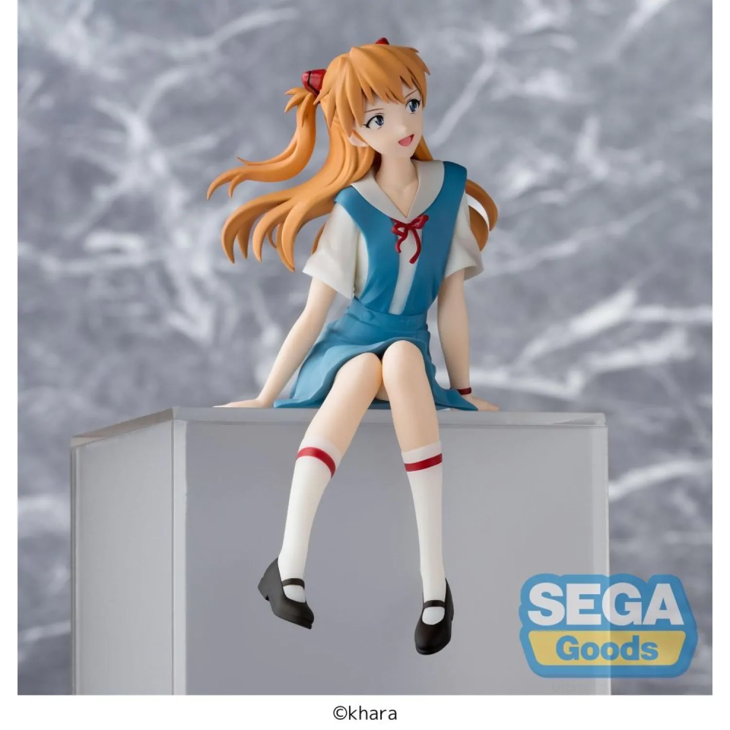 Rebuild of Evangelion PM Perching PVC Socha Asuka Shikinami Langley New Theatrical Edition 14 cm fotografii produktu