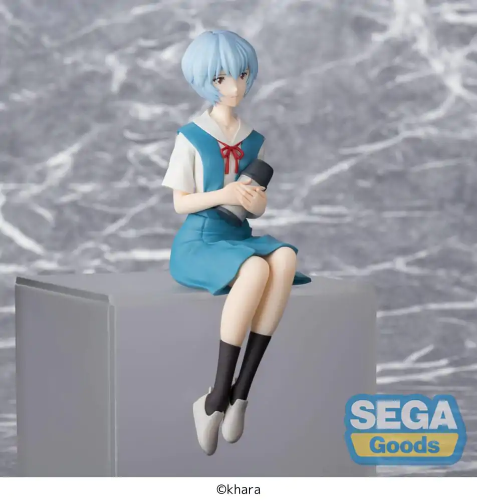 Rebuild of Evangelion PM Sedící PVC Socha Rei Ayanami Evangelion New Theatrical Edition 14 cm fotografii produktu