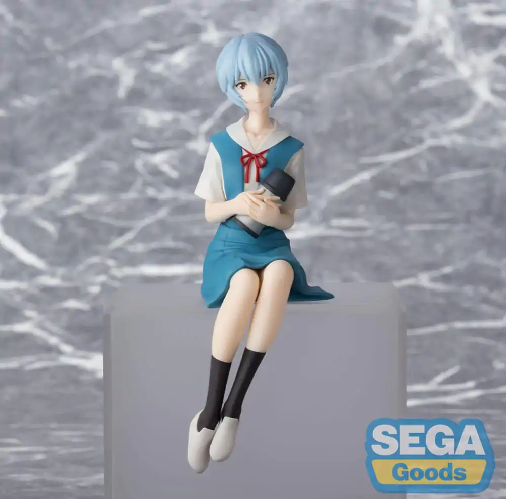 Rebuild of Evangelion PM Sedící PVC Socha Rei Ayanami Evangelion New Theatrical Edition 14 cm fotografii produktu