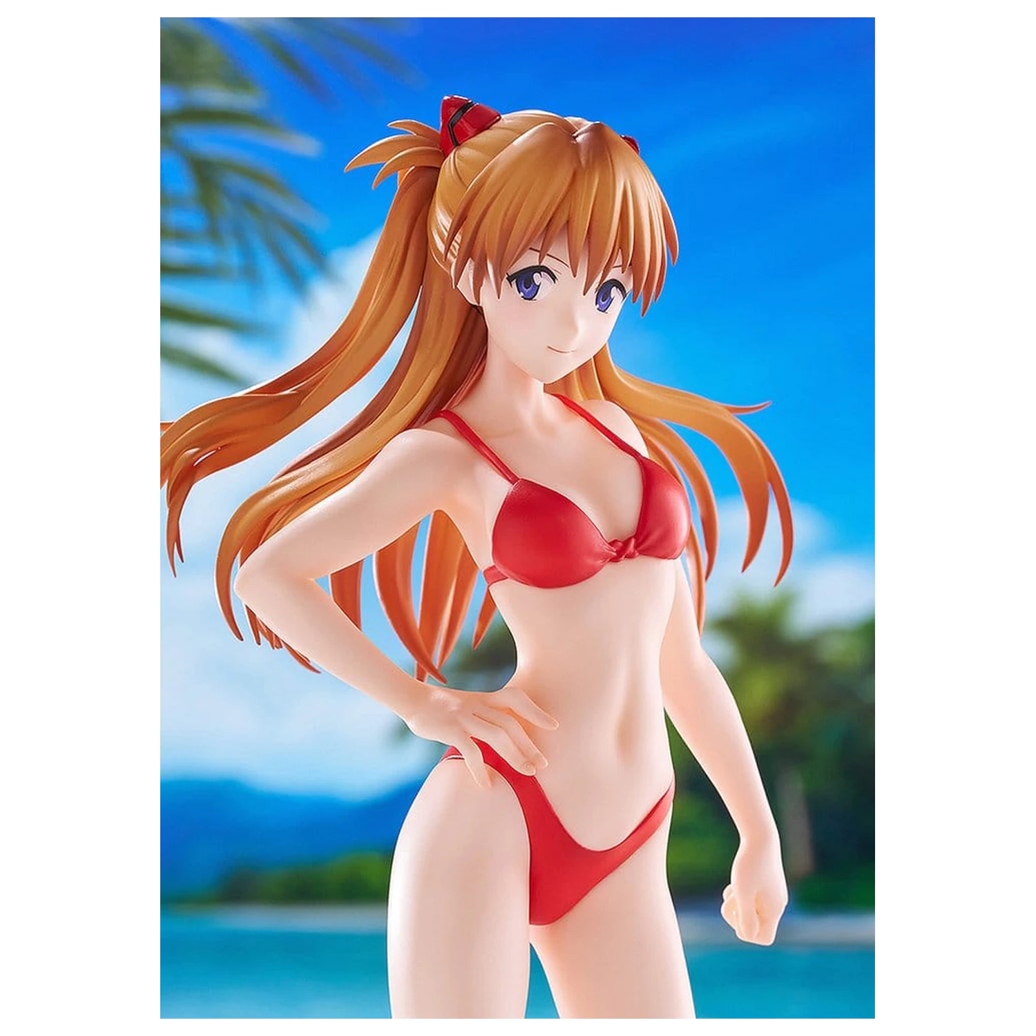 Rebuild of Evangelion Pop Up Parade figurka Beach Queens Asuka Shikinami Langley (Bikini Style) velikost L 23 cm fotografii produktu