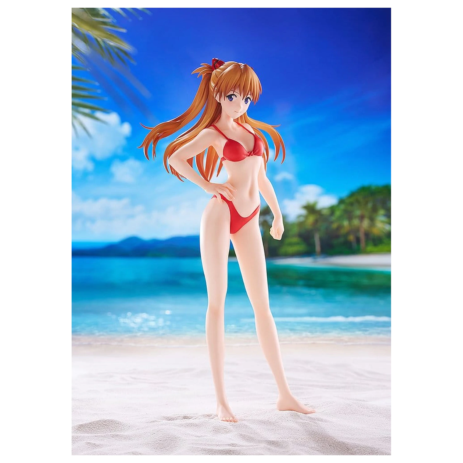 Rebuild of Evangelion Pop Up Parade figurka Beach Queens Asuka Shikinami Langley (Bikini Style) velikost L 23 cm fotografii produktu