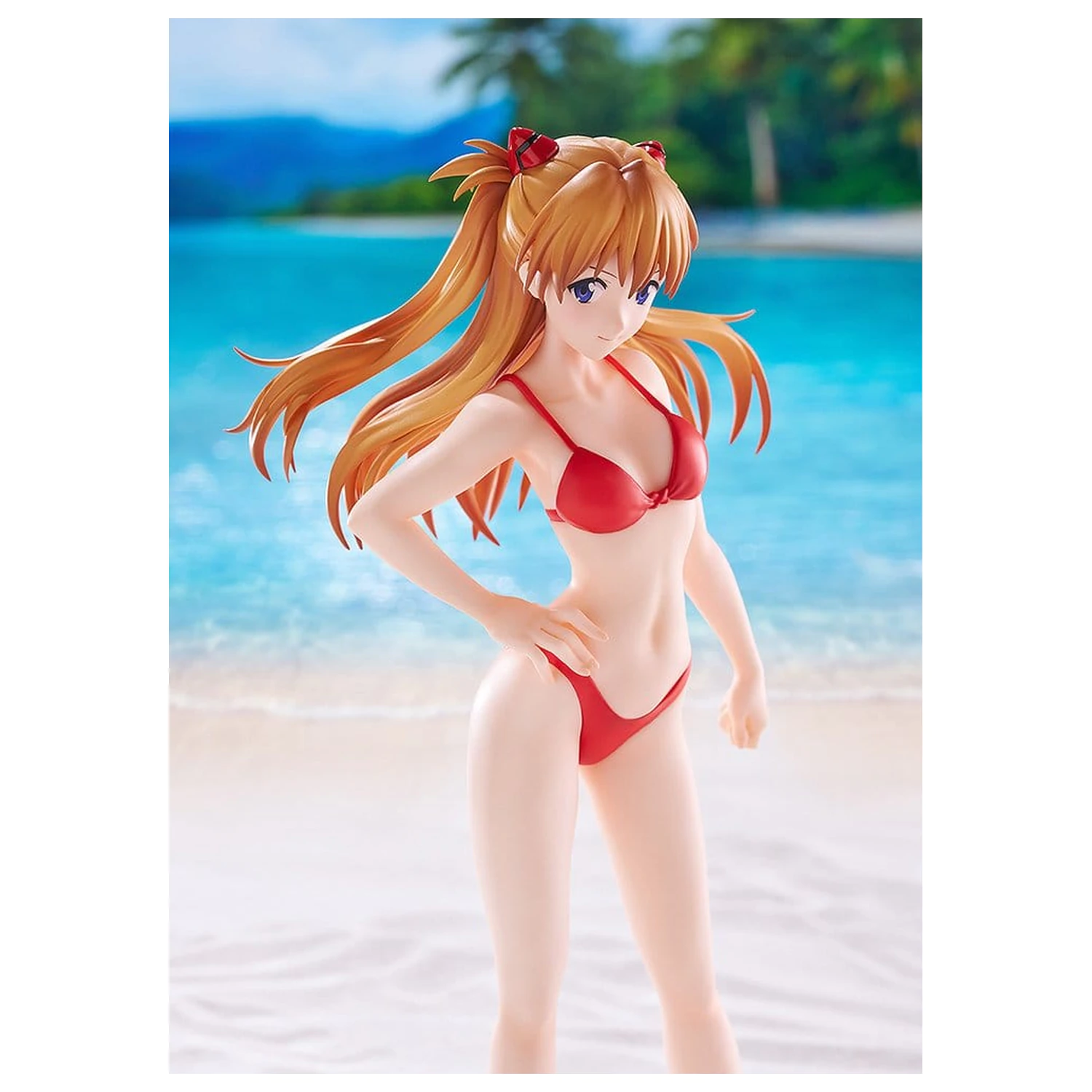 Rebuild of Evangelion Pop Up Parade figurka Beach Queens Asuka Shikinami Langley (Bikini Style) velikost L 23 cm fotografii produktu