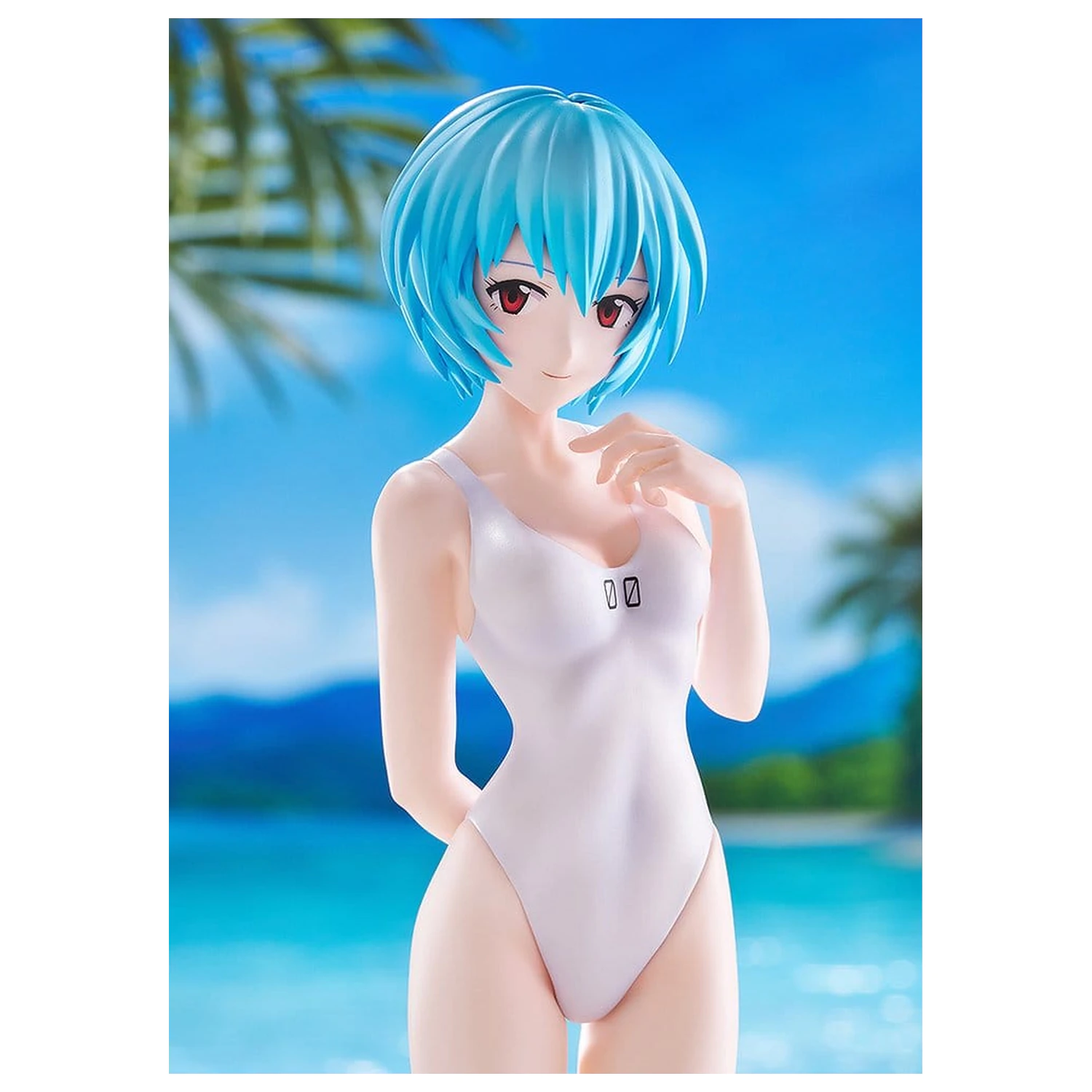 Rebuild of Evangelion Pop Up Parade figurka Beach Queens Rei Ayanami (One-Piece Style) L Size 22 cm fotografii produktu