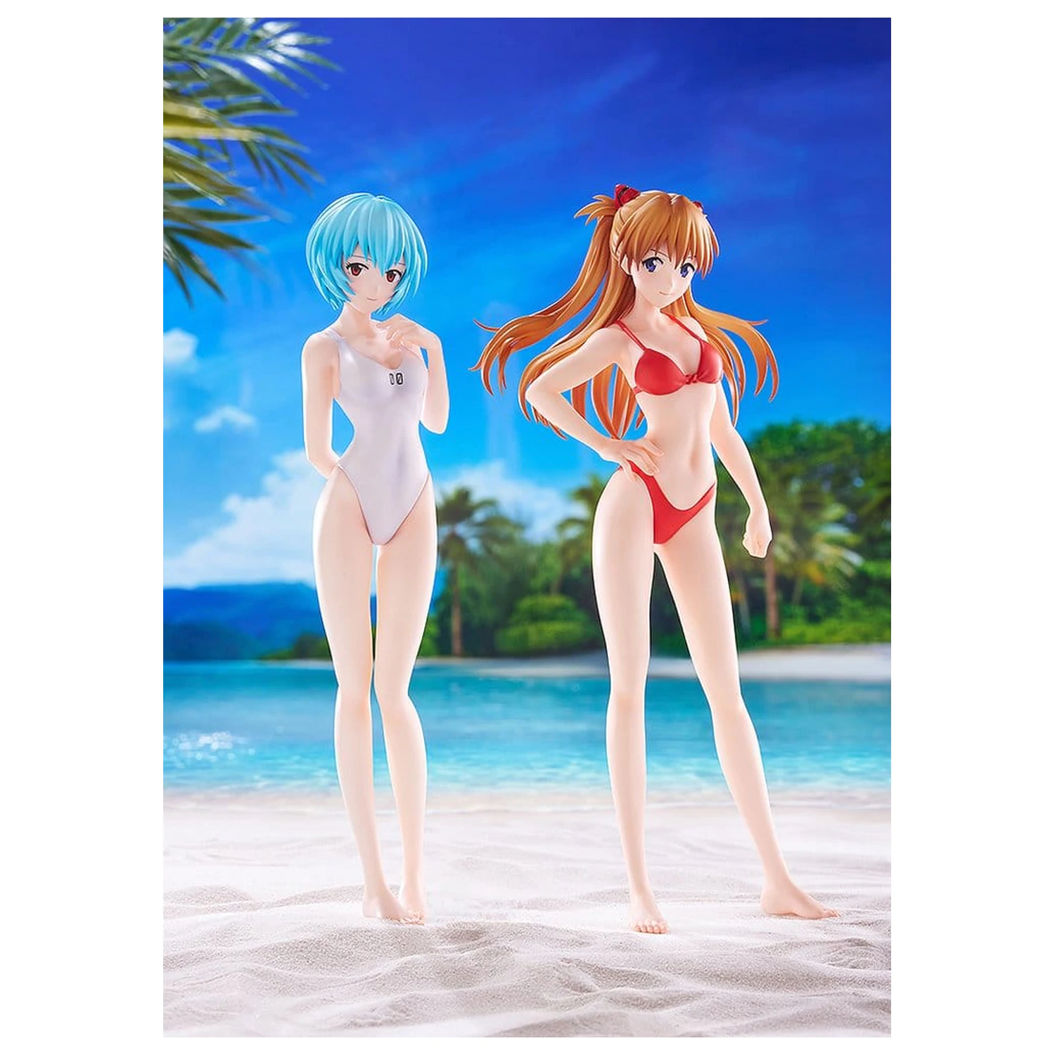 Rebuild of Evangelion Pop Up Parade figurka Beach Queens Rei Ayanami (One-Piece Style) L Size 22 cm fotografii produktu