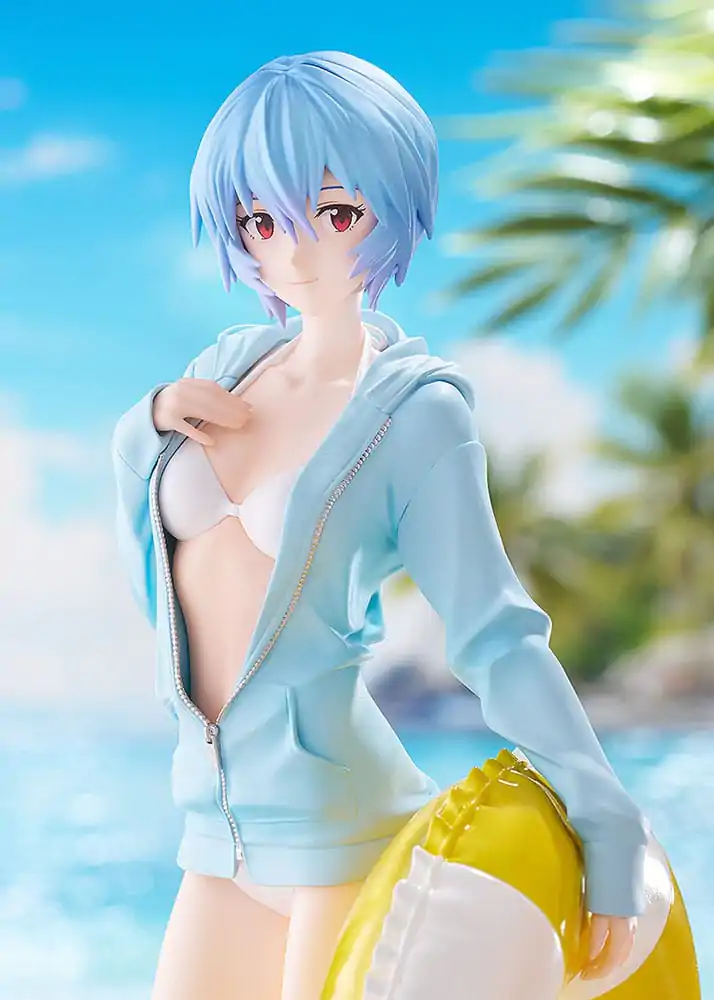 Rebuild of Evangelion Pop Up Parade L PVC Soška Beach Queens: Rei Ayanami 22 cm fotografii produktu