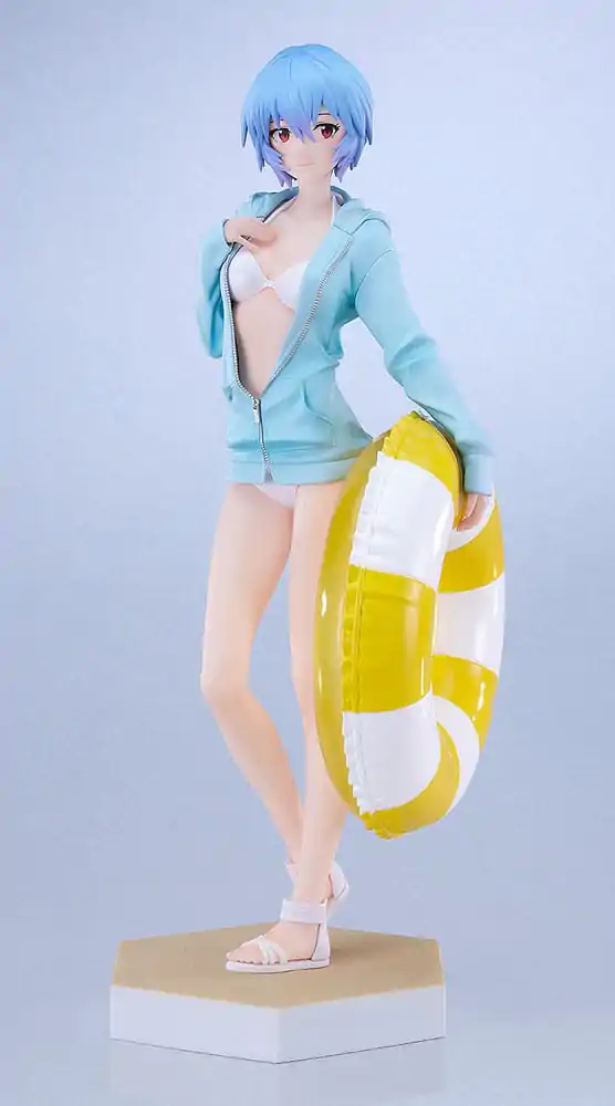 Rebuild of Evangelion Pop Up Parade L PVC Soška Beach Queens: Rei Ayanami 22 cm fotografii produktu
