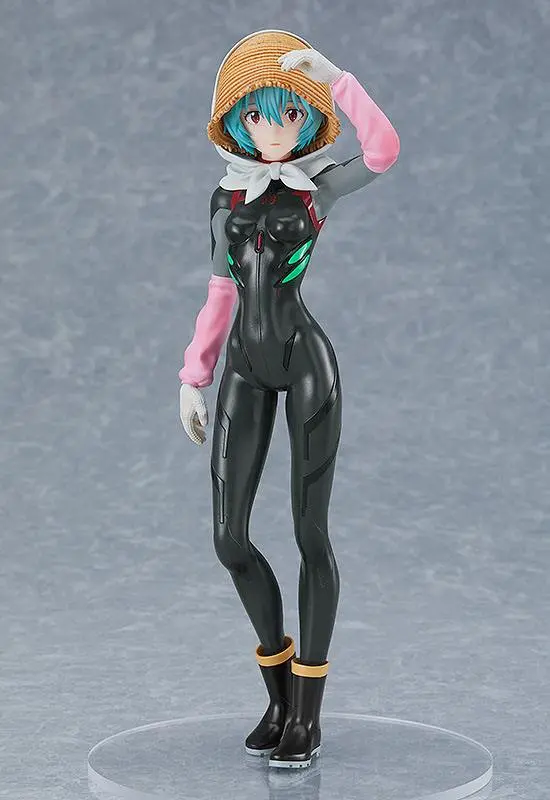 Rebuild of Evangelion Pop Up Parade PVC Socha Rei Ayanami Tentative Name Farming Ver. 17 cm fotografii produktu