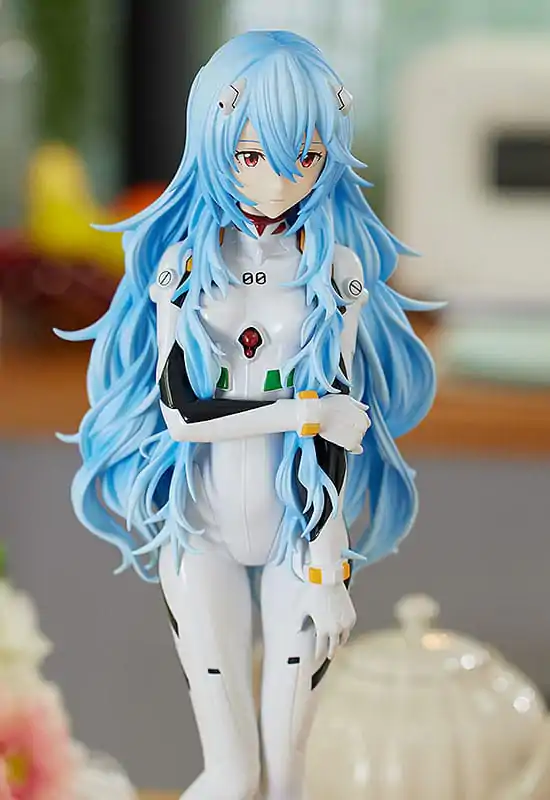 Rebuild of Evangelion Pop Up Parade XL PVC soška Rei Ayanami: Long Hair Ver. 38 cm fotografii produktu