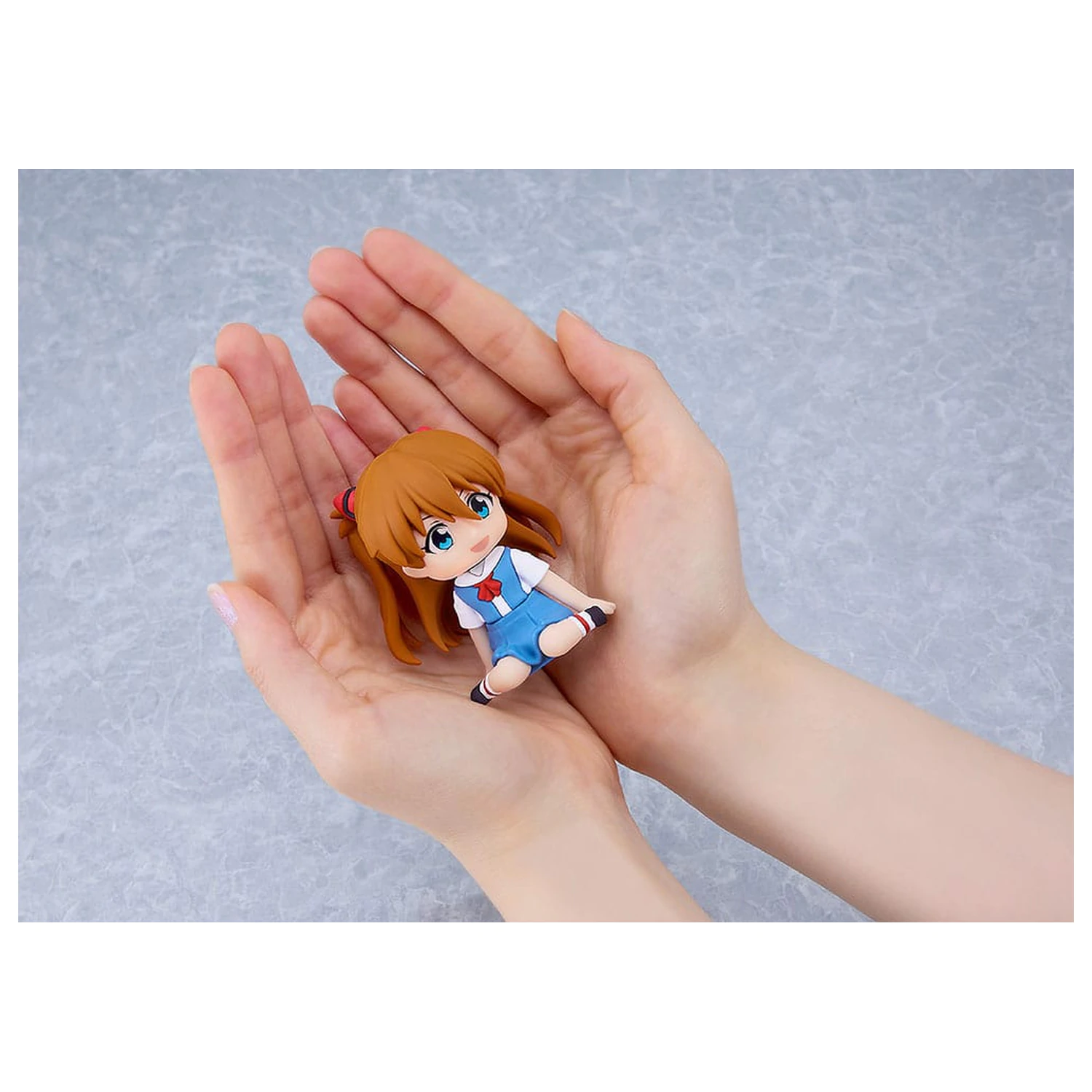Rebuild of Evangelion Gumová maskot Nendoroid Plus Mini figurka Asuka Shikinami Langley 8 cm fotografii produktu