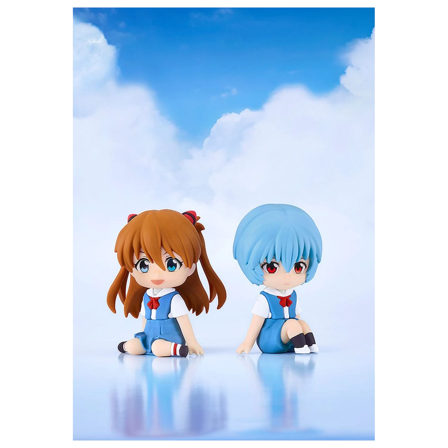 Rebuild of Evangelion Gumový Maskot Nendroid Plus Mini Figurka Rei Ayanami 8 cm fotografii produktu