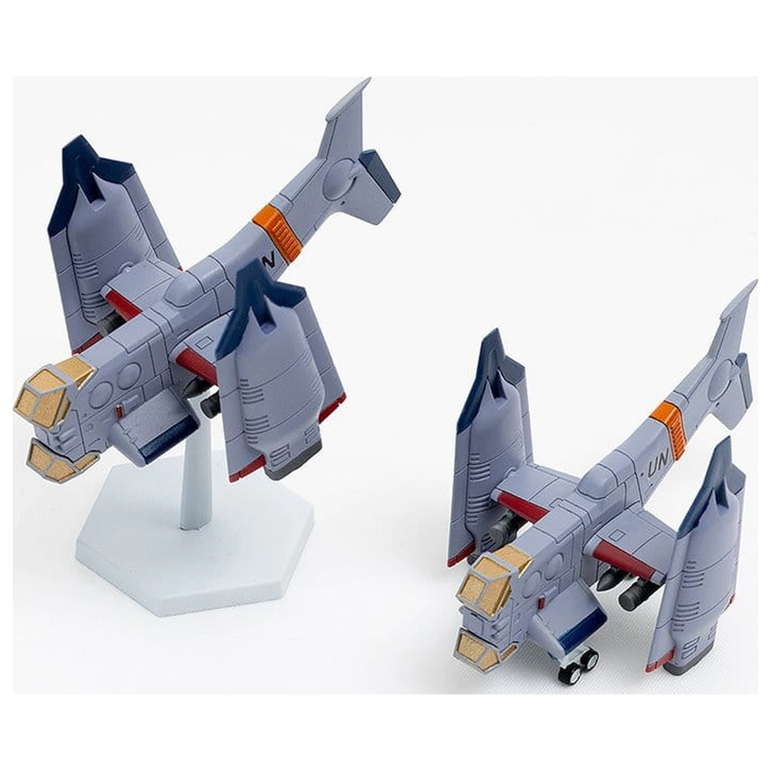 Rebuild of Evangelion SYUTO Tiny Scale Plasticový Model Kit UNAF Close Air Support VTOL Aircraft YAGR-3B 5 cm fotografii produktu