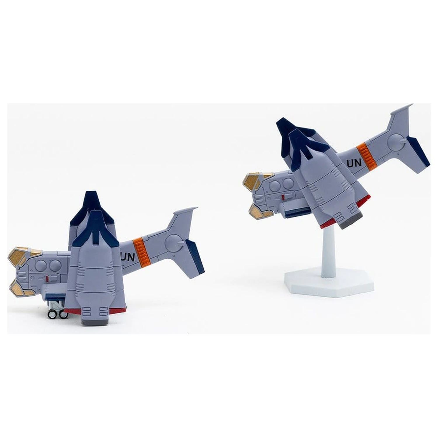 Rebuild of Evangelion SYUTO Tiny Scale Plasticový Model Kit UNAF Close Air Support VTOL Aircraft YAGR-3B 5 cm fotografii produktu