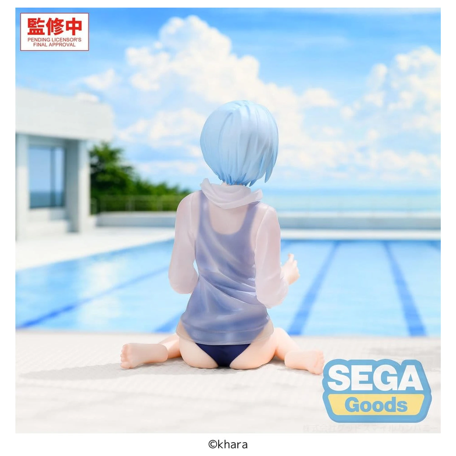 Rebuild of Evangelion Yumemirize PVC figurka Rei Ayanami School Swimsuit Ver. 13 cm fotografii produktu