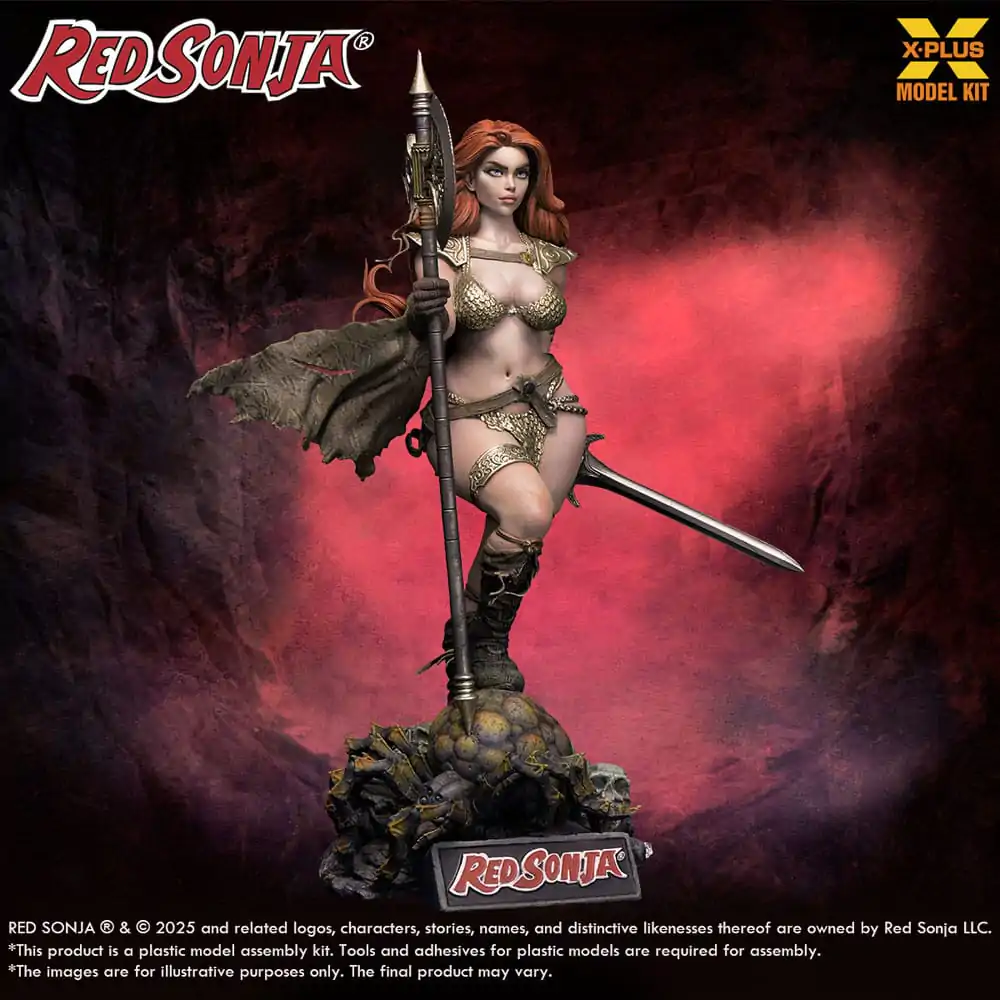 Red Sonja plastová stavebnice 1/8 Red Sonja reissue 27 cm fotografii produktu