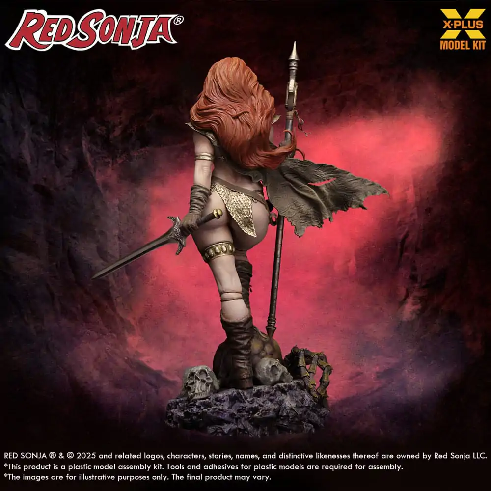 Red Sonja plastová stavebnice 1/8 Red Sonja reissue 27 cm fotografii produktu