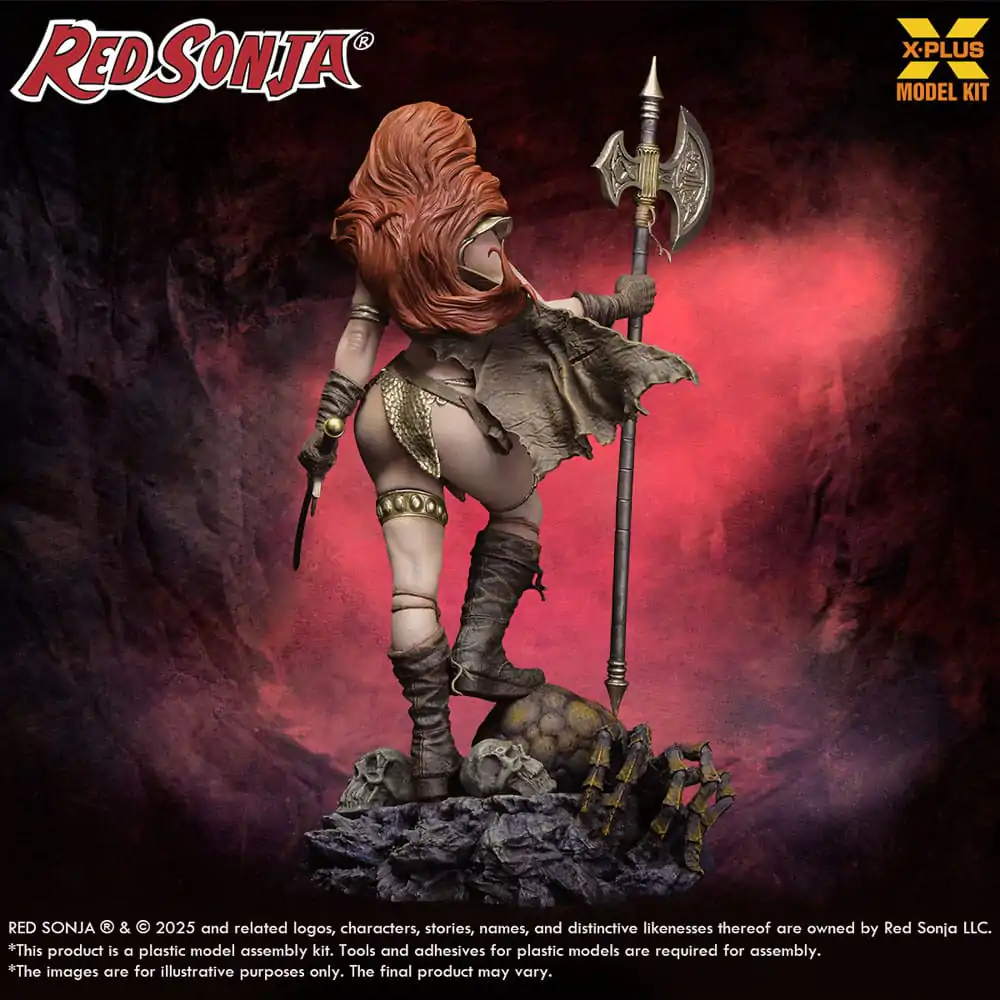 Red Sonja plastová stavebnice 1/8 Red Sonja reissue 27 cm fotografii produktu