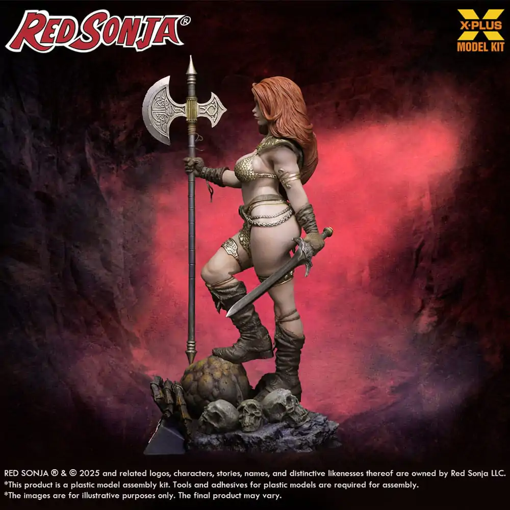 Red Sonja plastová stavebnice 1/8 Red Sonja reissue 27 cm fotografii produktu