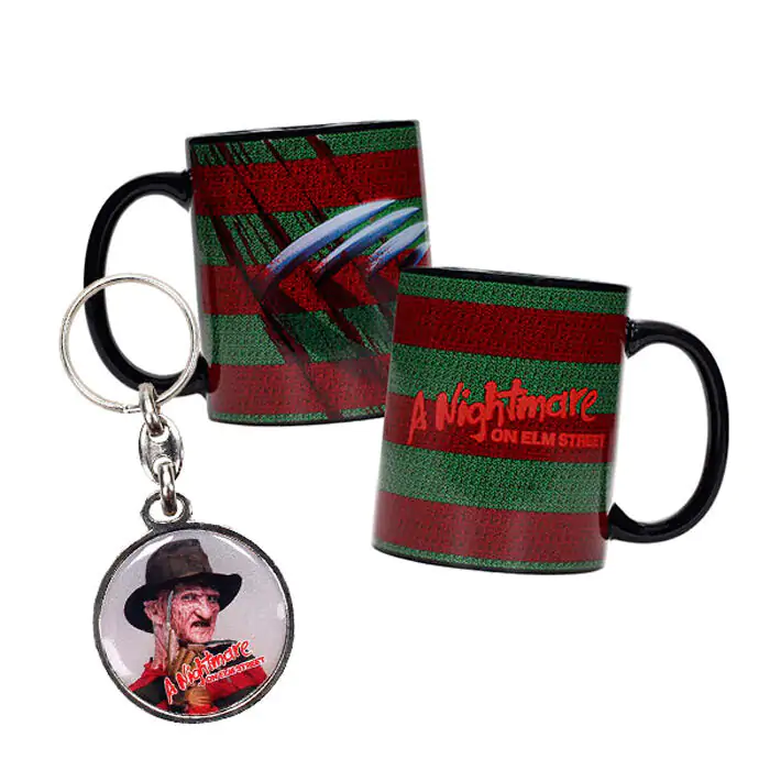 A Nightmare on Elm Street Hrnek a kovová klíčenka fotografii produktu