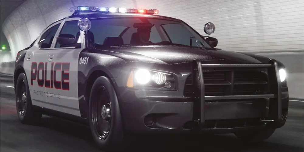Osuška do koupele Police Car, plážová osuška 70*140 cm fotografii produktu