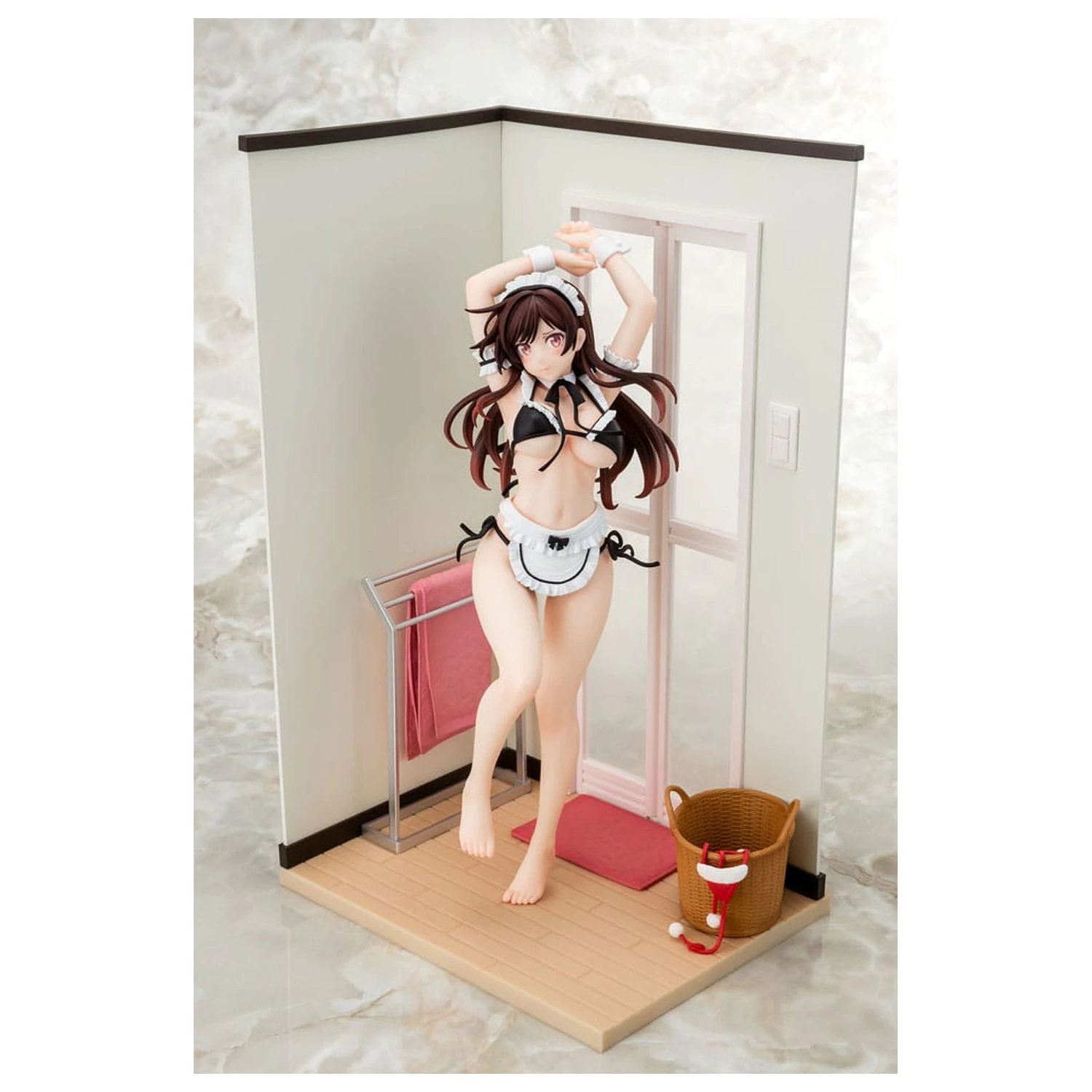 Rent-A-Girlfriend PVC Soška 1/6 Chizuru Mizuhara Maid Bikini ni Okigae 30 cm fotografii produktu